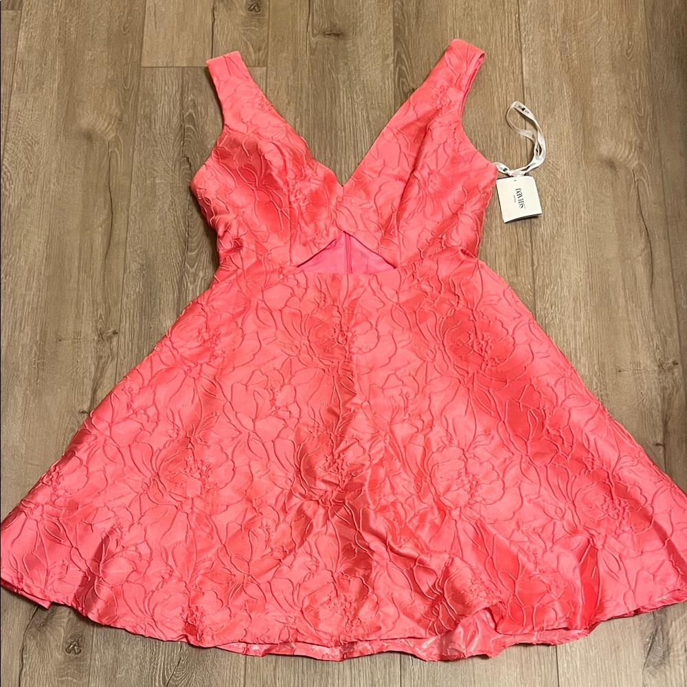Jules & Cleo Coral  Mini Dress